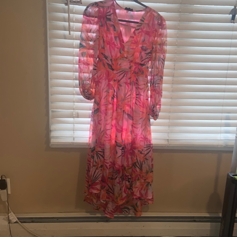 Jessica Simpson pink floral dress size m